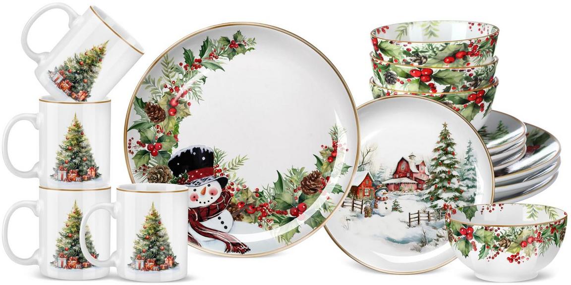 PICKMESH 16PC DINNERWARE SET