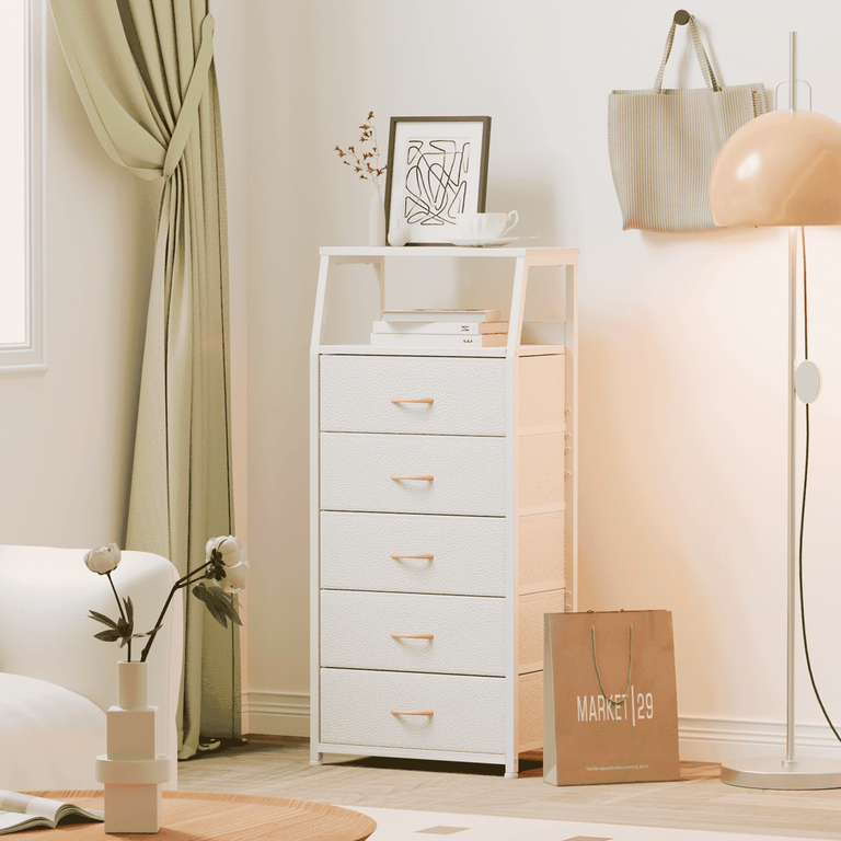SATIFUR 5DRAWER NIGHTSTAND