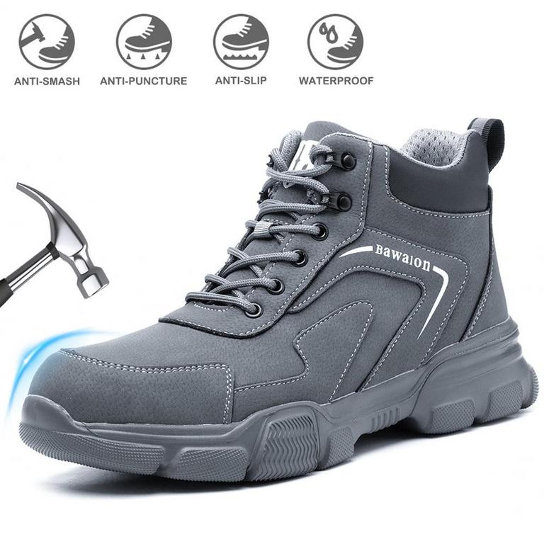 SOGETCH STEEL TOE WORK BOOTS 10 WOMEN/8.5 MEN