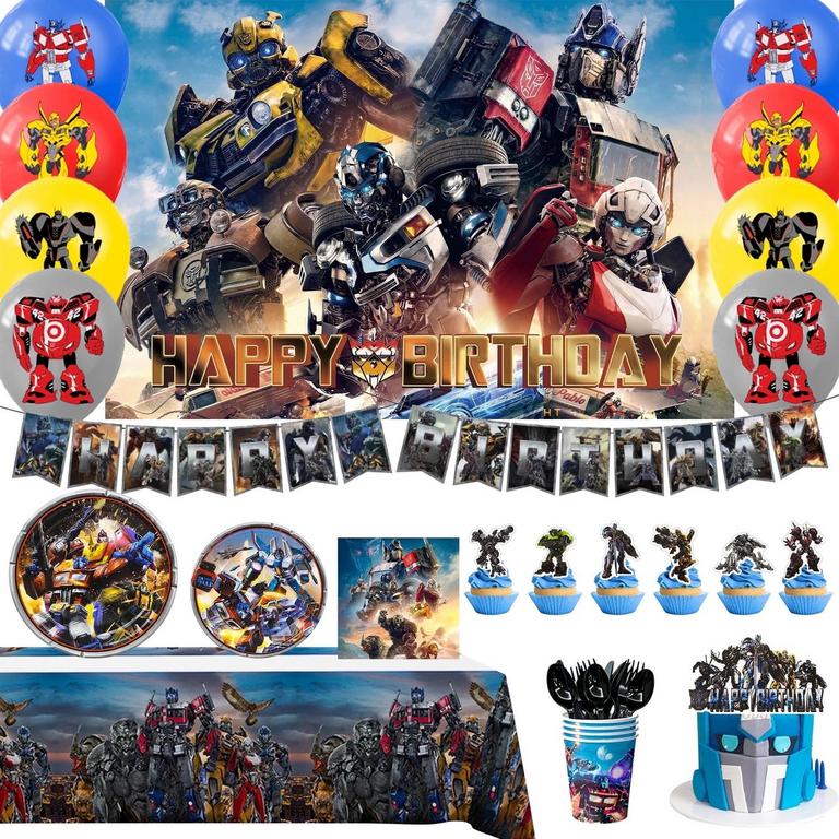PARTEBLOON TRANSFORMERS PARTY SUPPLY SET
