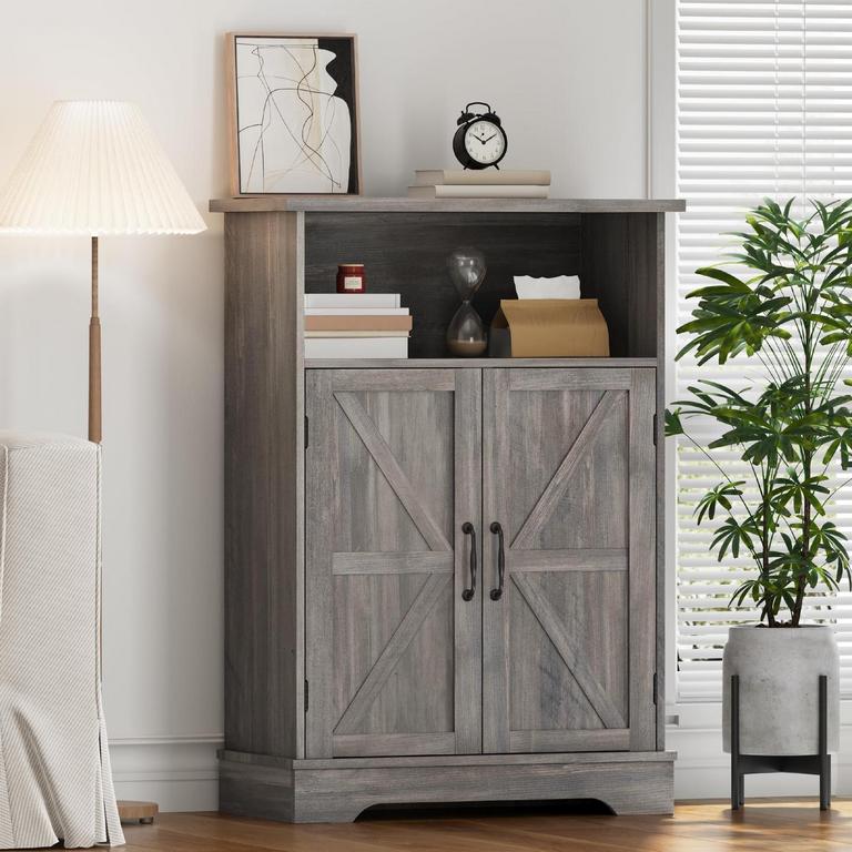 SMUXEE BARN DOOR CABINET