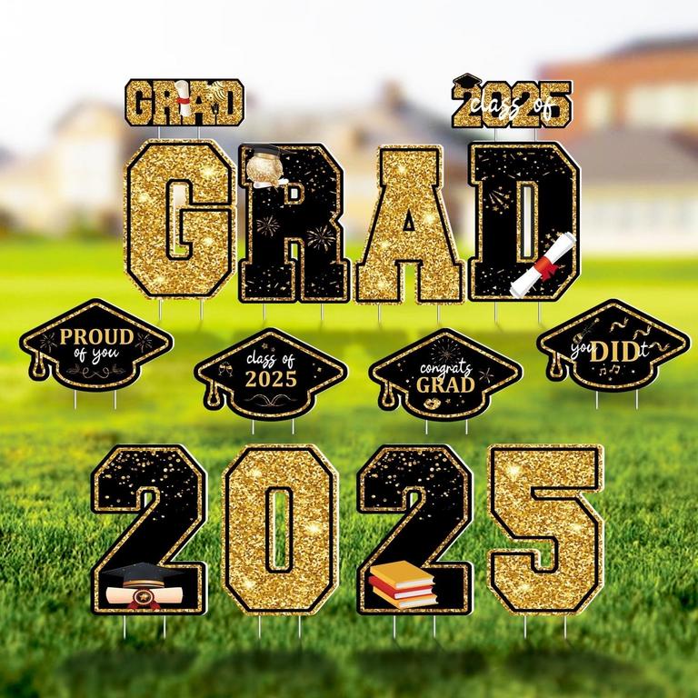 QINGHEJI GRADUATION SIGN SET