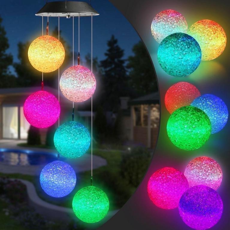TOODOUR SOLAR WIND CHIMES
