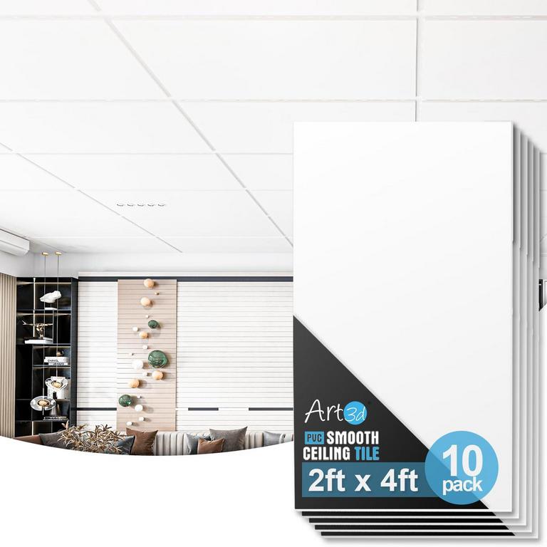 ART3D 10PK CEILING TILES 2X4FT
