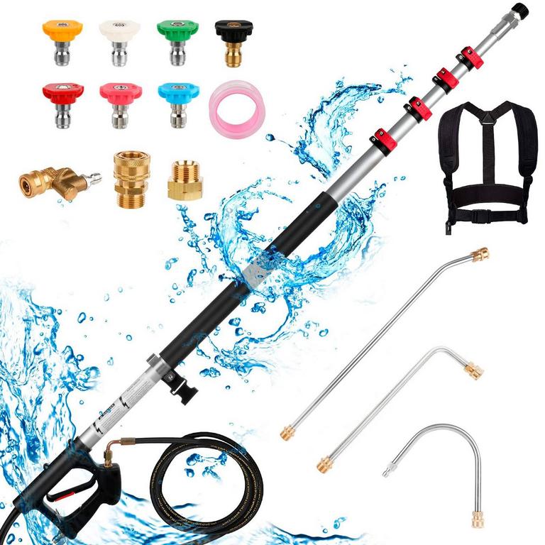TAOTAZON 24FT PRESSURE WASHER EXTENSION STICK