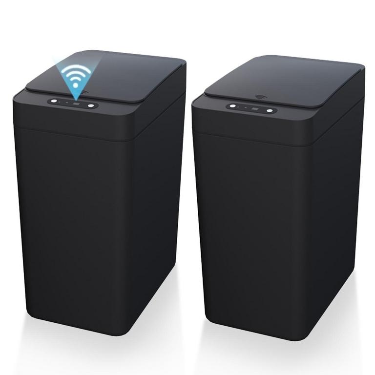 IRINNA 2PK SMART TRASH CANS 2.6GAL